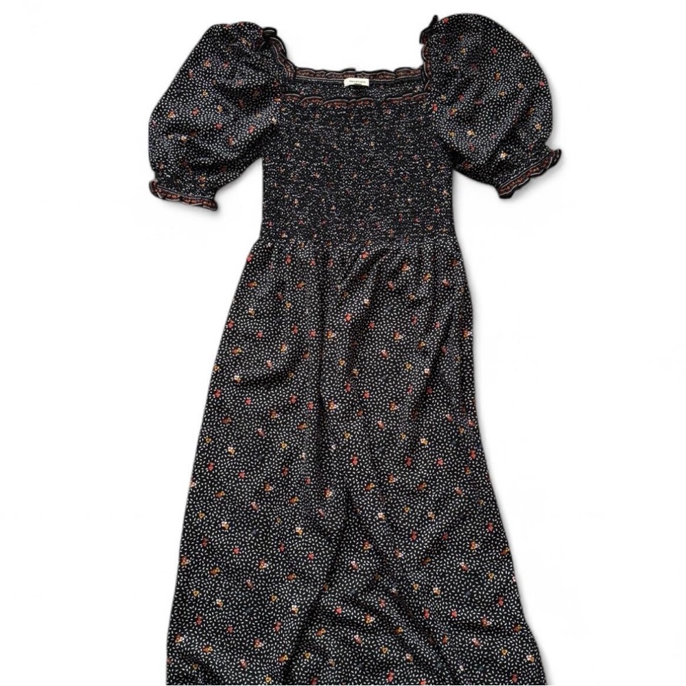 Max Studio Black Floral Maxi Dress
